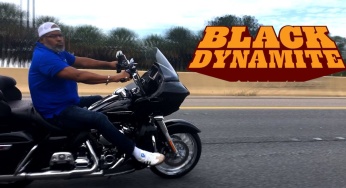 The Original “Black Dynamite” on the roof